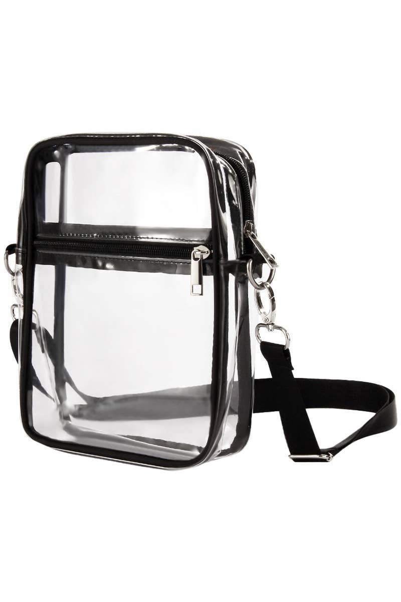 Transparent Clear Durable PVC Messenger Bag