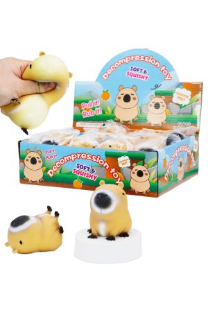 Capybara Fluffy Slime Filled TPR Squishy Toy