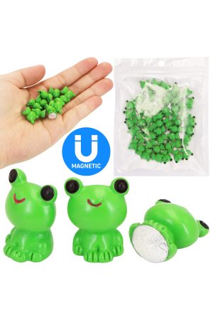 Mini Cute Green Frogs Party Favors Novelty Magnet - 50 Pcs