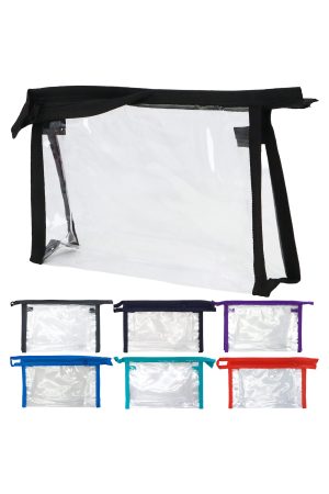 Multi-Purpose Clear PVC Toiletry Cosmetic Pouch Bag