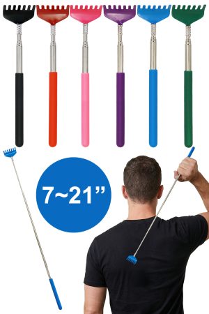 Extendable Compact Metal Back Scratcher - 22 Inch