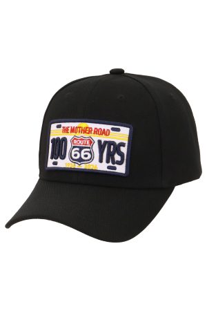 Route 66 License Plate Baseball Cap - 100th Anniversary