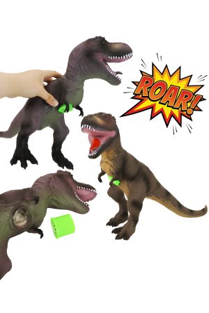 BIG T-Rex Dinosaur Roaring Electronic Sound Toy - 12.5 Inch