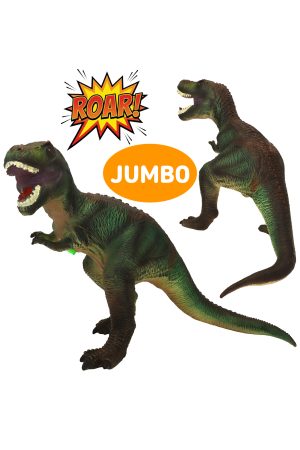 JUMBO T-Rex Dinosaur Roaring Electronic Sound Toy - 15 Inch