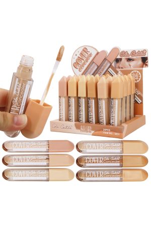 Waterproof 24-Hour Cover Liquid Concealer Wand - 24 Pcs