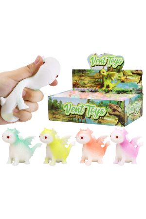 Pastel Winged Dragon Soft Slime Filled Squishy Toy