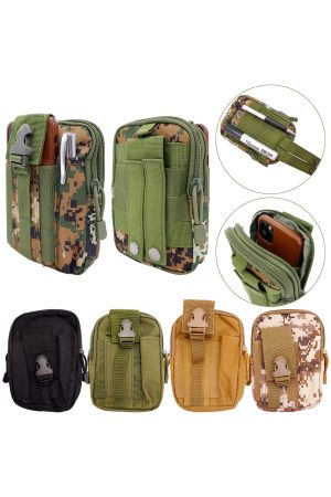 Tactical MOLLE Utility Waist Pouch Belt Bag