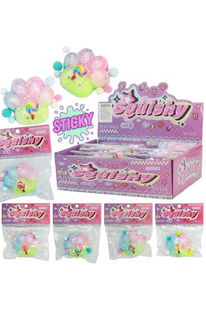 Kawaii Paw Pastel Ombre Jiggly Mochi Sticky Squishy - 3 Inch