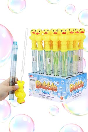 Yellow Rubber Duck 5-Emission Hole Bubble Wand - 20 Pcs