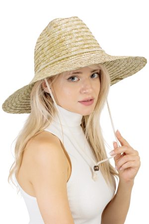 Quarterhorse Wheat Straw Lifeguard Hat