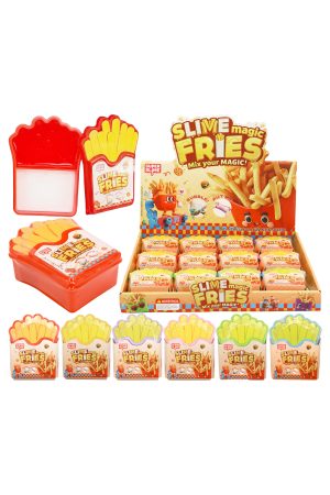 French Fry Fast Food 2-in-1 Color Gel Slime - 12 Pcs
