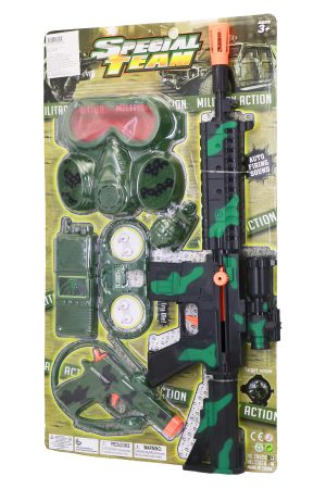 Camo Military Pretend Play Fake Toy Set - 4 Pcs