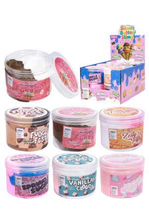 Sweet Desserts Butter Slime Jar - 12 Pcs