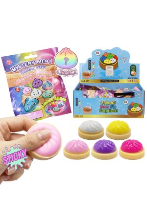 4-Count Mini Sticky Mochi Dumpling Squishy Mystery Blind Bag