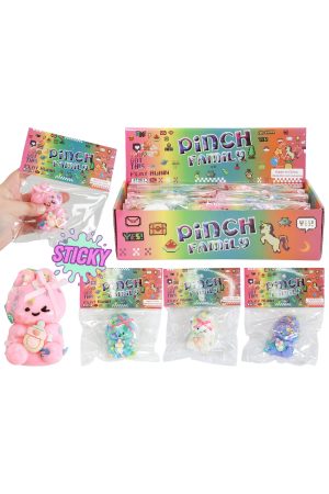 Mini Bunny Rabbit Glittery Sticky Mochi Squishy Bag