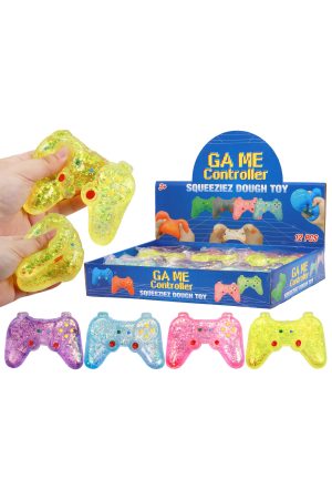 Video Game Console Glittery Maltose Putty Filled Squishy