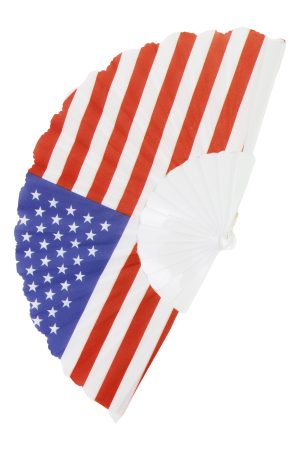 USA American Flag Handheld Folding Fan