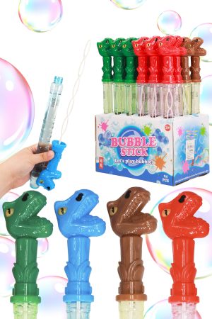 T-Rex Dinosaur 5-Emission Hole Bubble Wand