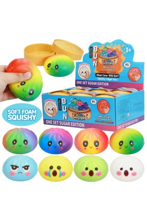 Ombre Solid Variety Bao Bun Dumpling Foam Squishy