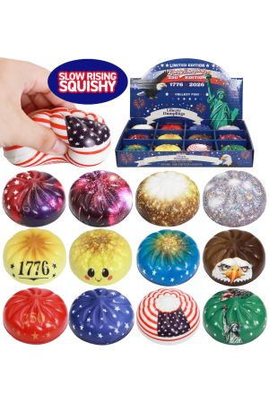250th USA Patriotic Dumpling Slow Rising Foam Squishy