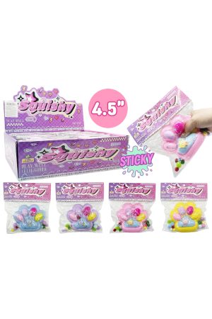 BIG Multitone Color Paw Mochi Sticky Squishy Bag - 4 Inch