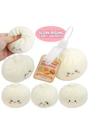 Kawaii Cute Dumpling Slow Rising Scented Foam Squishy