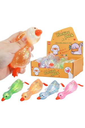Flying Duck Glittery Maltose Putty Filled Squishy