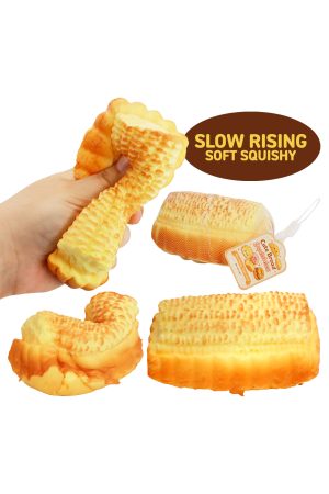 Corn Cob Pastry Bread Slow Rising Scented Foam Squishy