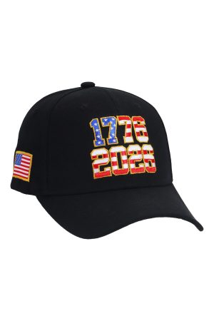 Patriotic 1775 2026 Logo Velcro Back Acrylic Baseball Cap