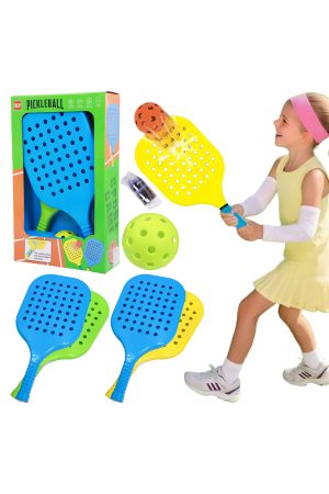 Colorful Pickleball Sports Game Toy Set