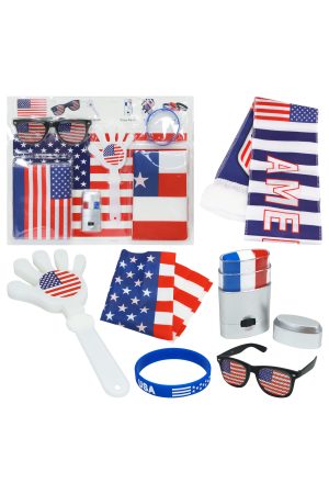 Patriotic USA American Celebration Game Day Set