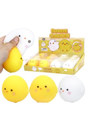 Chubby Baby Chick Soft Fluffy Slime Filled Squishy Toy