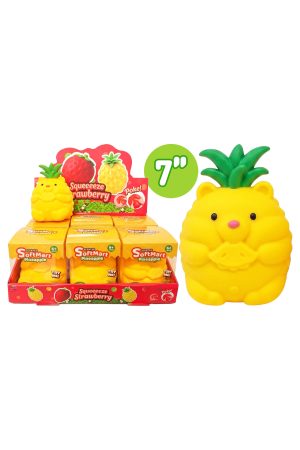 JUMBO Pineapple Hamster Slime Filled TPR Squishy - PVC Box