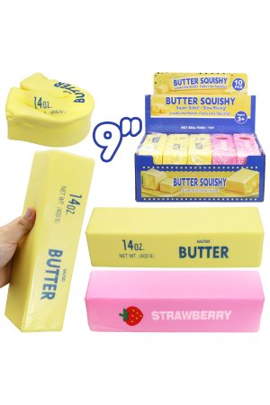 JUMBO Butter Slow Rising Foam Scented Squishy - 9 Inch