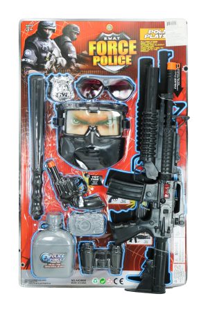Police Force Gear and Tools Pretend Play Toy Set