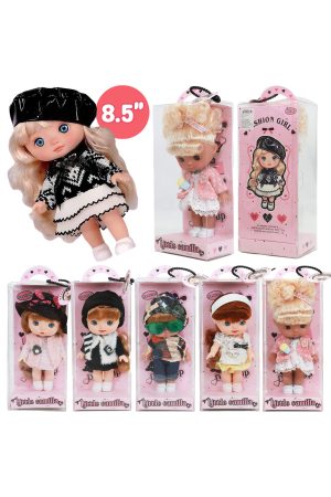 Cute Stylish Fashion Girl Doll Toy - 8.5 Inch