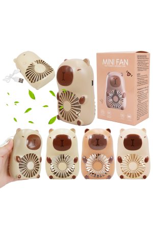Capybara Desktop Handheld Compact Electric Fan