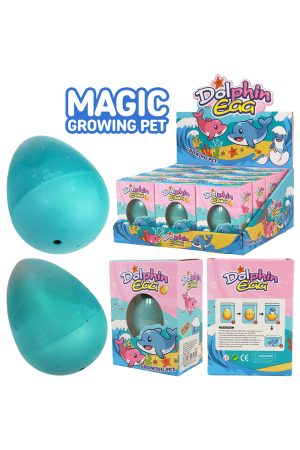 Colorful Dolphin Egg Water Growing Hatching Toy