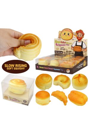 Bakery Pastry Bread Variety Slow Rising Foam Squishy