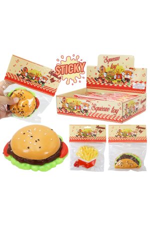 Fast Food Variety Jiggly Mochi Sticky Squishy Bag