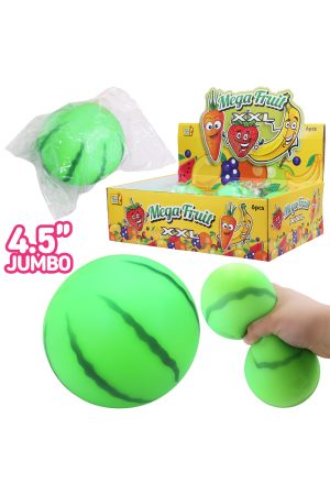 BIG 4.5 Inch Watermelon Soft Slime Filled TPR Squishy Toy