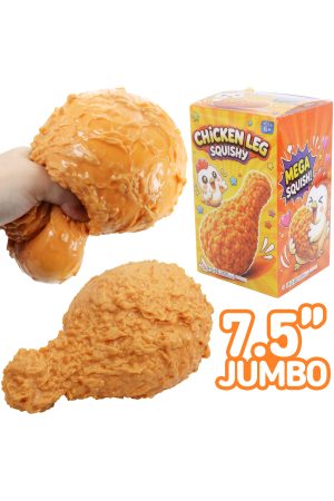 JUMBO 7.5 Inch Fried Chicken Slime Filled Squishy - PVC Box