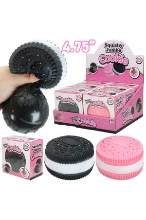 JUMBO 4.75 Inch Sandwich Cookie Slime Filled Squishy Toy