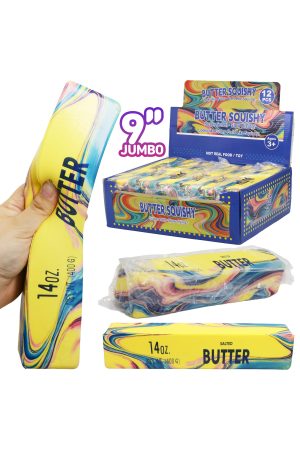 JUMBO Marbled Butter Slow Rising Foam Squishy - 9.5 Inch