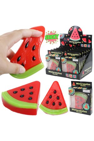 Watermelon Slice Jiggly Mochi Sticky Squishy Toy