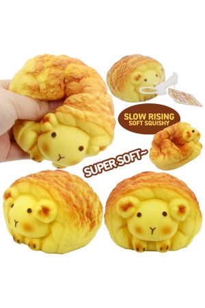 Sheep Sugar Danish Bread Slow Rising PU Foam Squishy