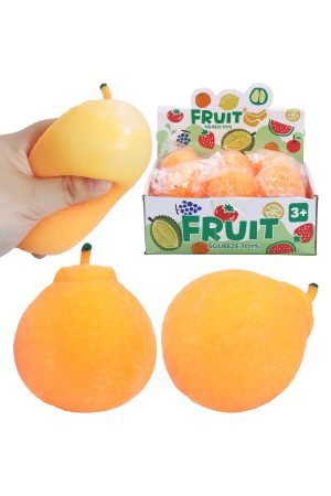Orange Fruit Soft Gel Slime Filled Squishy Toy