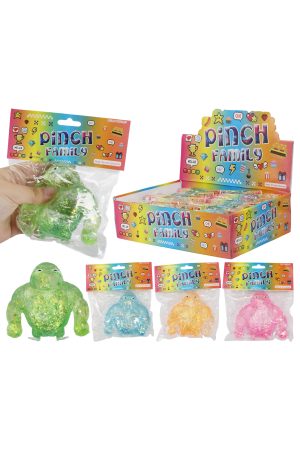 Gorilla Iridescent Glittery Maltose Putty Filled Squishy Bag