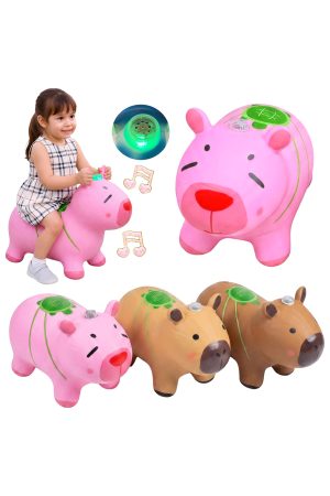 Kids Capybara Inflatable Noise Making Hopper Toy
