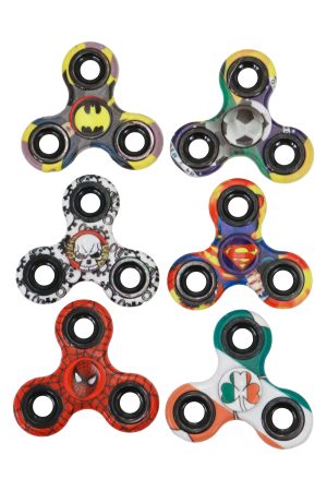 Super Hero Pattern Print Triple Bearing Fidget Spinner